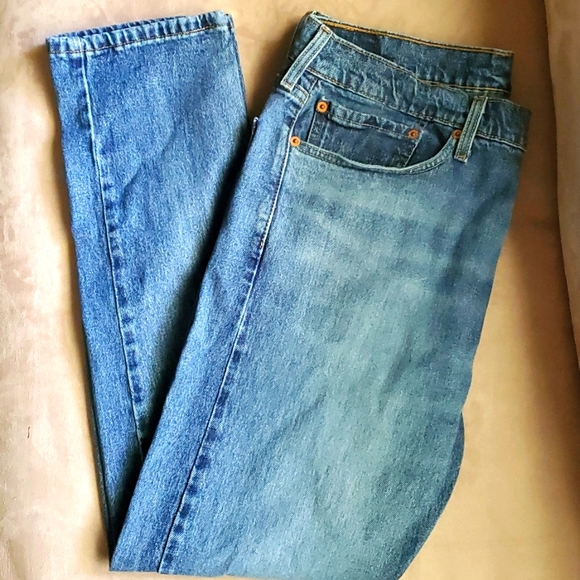Levi Strauss & Co Original Riveted Jeans  510 36x29 Blue - Picture 6 of 11